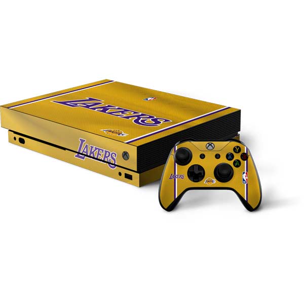 NBA Los Angeles Lakers Jersey Xbox One X Bundle Skin