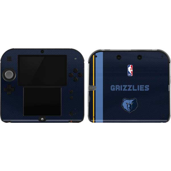 NBA Memphis Grizzlies Jersey Nintendo 2DS Skin