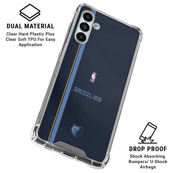 NBA Memphis Grizzlies Jersey Galaxy A13 5G Clear Case