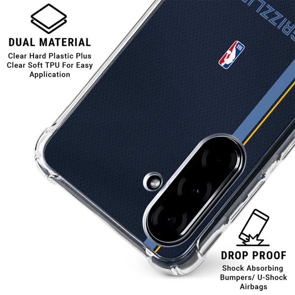 NBA Memphis Grizzlies Jersey Galaxy A36 5G Clear Case