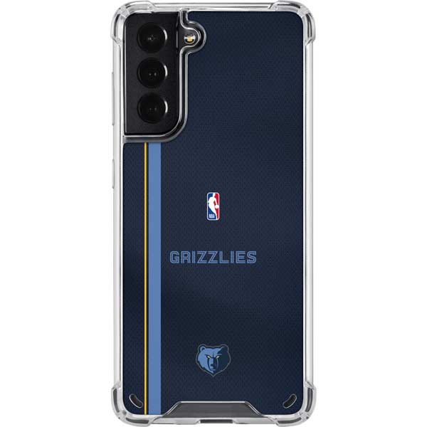 NBA Memphis Grizzlies Jersey Galaxy S21 5G Clear Case