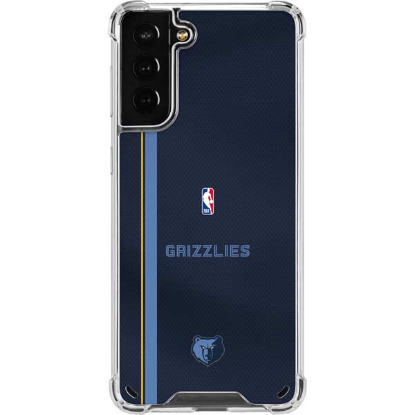 NBA Memphis Grizzlies Jersey Galaxy S21 Plus 5G Clear Case
