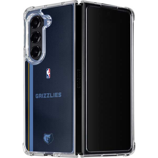 NBA Memphis Grizzlies Jersey Galaxy Z Fold5 5G Clear Case