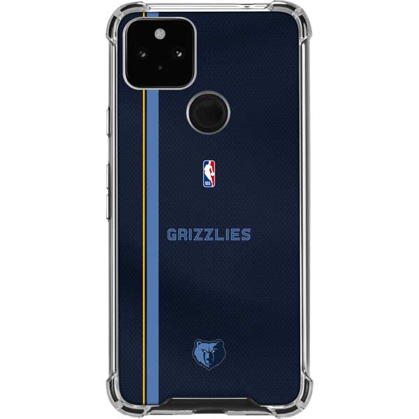 NBA Memphis Grizzlies Jersey Google Pixel 5a 5G Clear Case