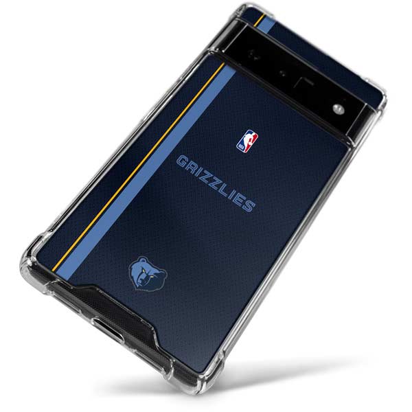 NBA Memphis Grizzlies Jersey Google Pixel 6 Clear Case