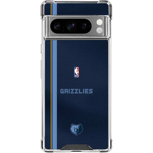 NBA Memphis Grizzlies Jersey Google Pixel 8 Pro Clear Case