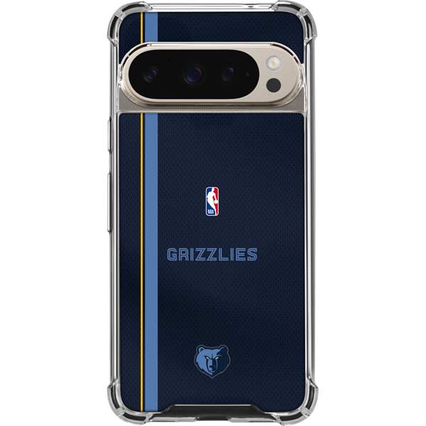 NBA Memphis Grizzlies Jersey Google Pixel 9 Pro XL Clear Case
