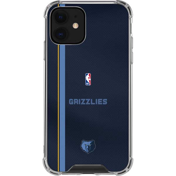 NBA Memphis Grizzlies Jersey iPhone 12 Clear Case
