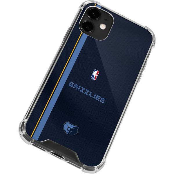 NBA Memphis Grizzlies Jersey iPhone 12 Clear Case