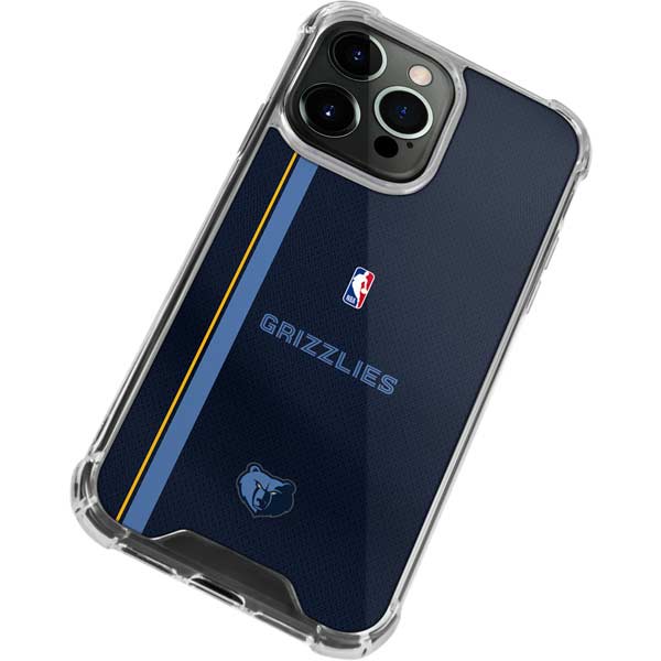 NBA Memphis Grizzlies Jersey iPhone 14 Pro Clear Case