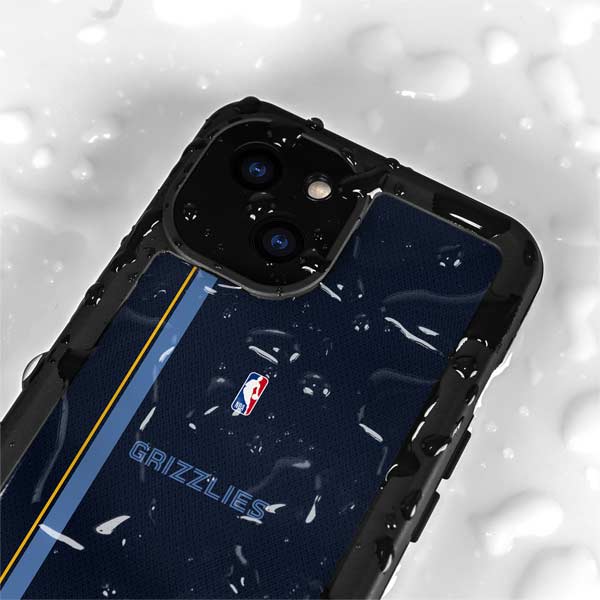 NBA Memphis Grizzlies Jersey iPhone 15 Plus Waterproof Case