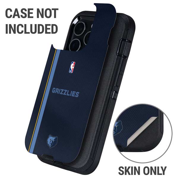 NBA Memphis Grizzlies Jersey Otterbox Defender iPhone Skin