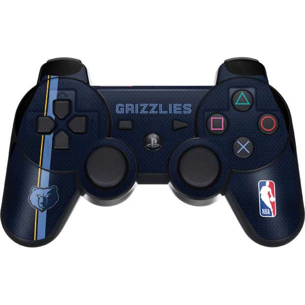 NBA Memphis Grizzlies Jersey PS3 Dual Shock wireless controller Skin