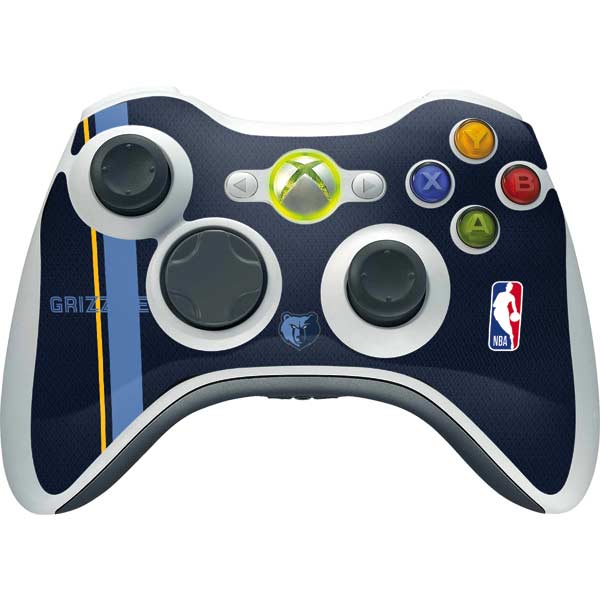 NBA Memphis Grizzlies Jersey Xbox 360 Wireless Controller Skin