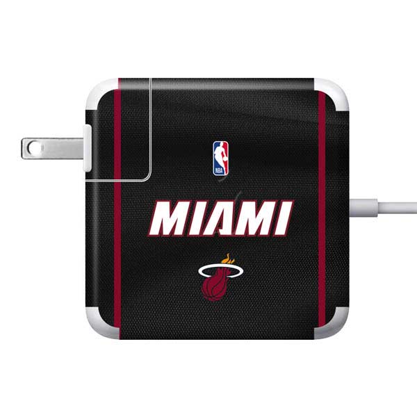 NBA Miami Heat Jersey 85W Power Adapter (15 and 17 inch MacBook Pro Charger) Skin