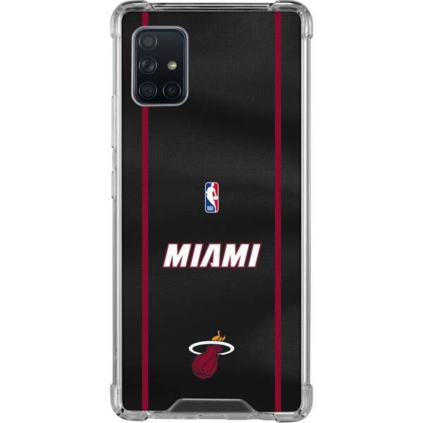 NBA Miami Heat Jersey Galaxy A51 5G Clear Case