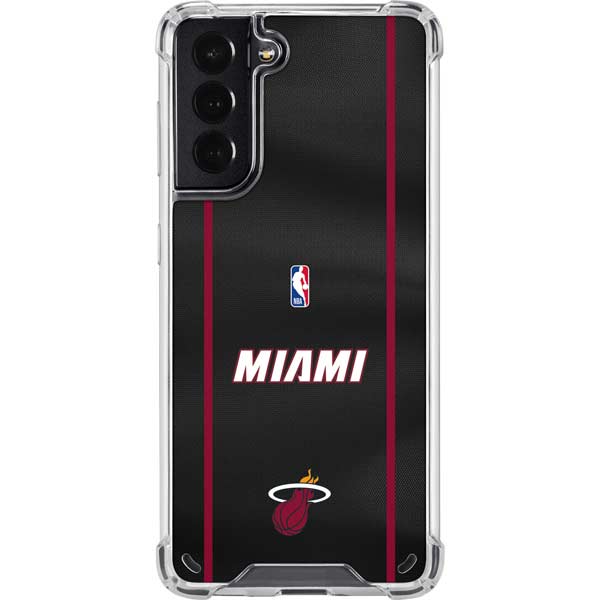 NBA Miami Heat Jersey Galaxy S21 5G Clear Case