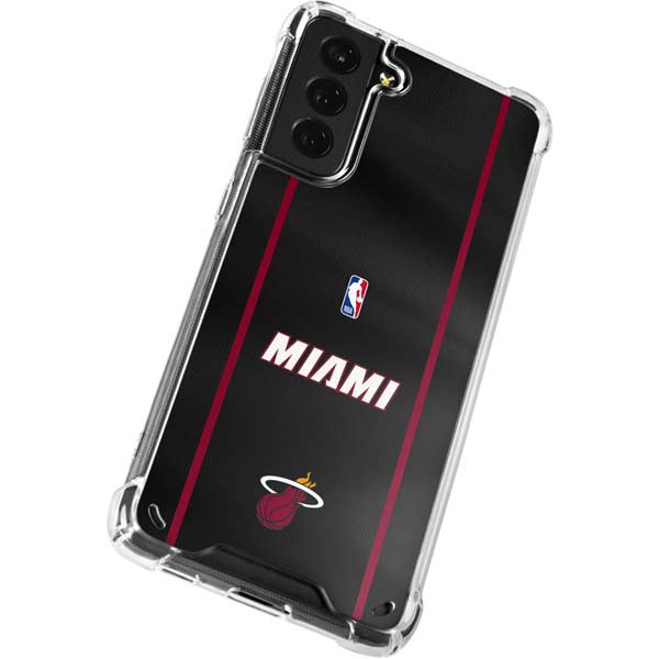 NBA Miami Heat Jersey Galaxy S21 5G Clear Case