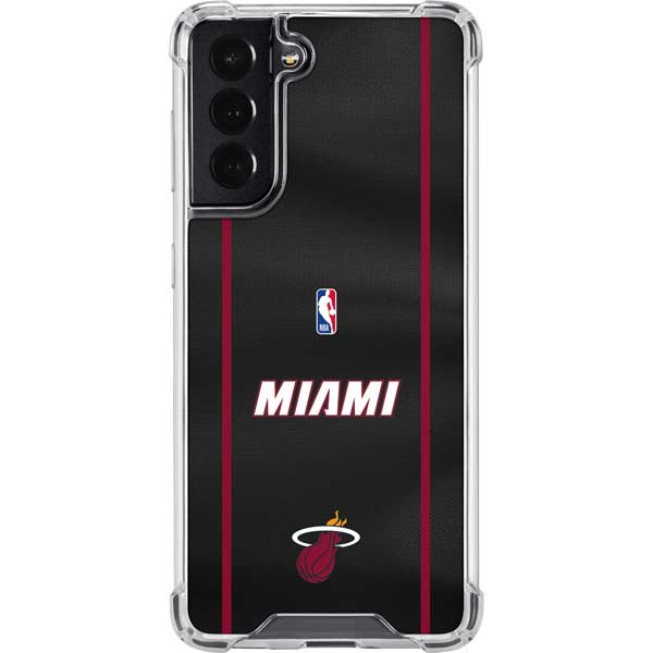 NBA Miami Heat Jersey Galaxy S22 Clear Case