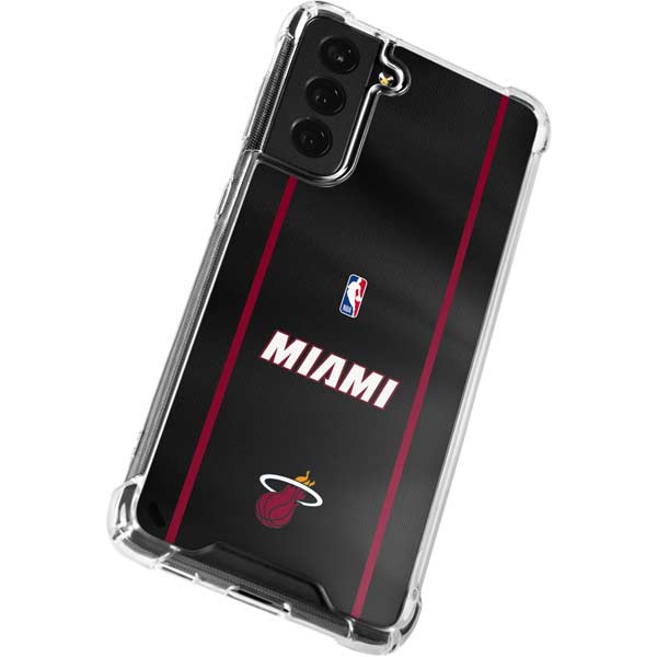 NBA Miami Heat Jersey Galaxy S22 Clear Case