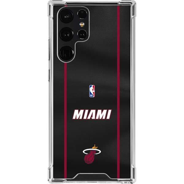 NBA Miami Heat Jersey Galaxy S22 Ultra Clear Case