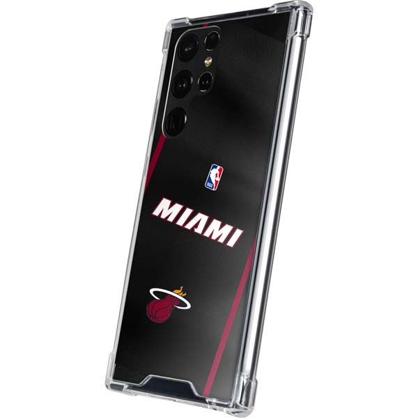 NBA Miami Heat Jersey Galaxy S22 Ultra Clear Case