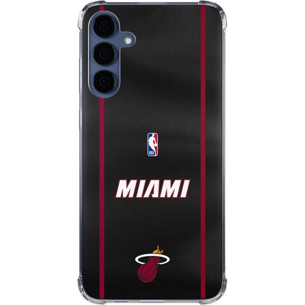 NBA Miami Heat Jersey Galaxy S24 Clear Case