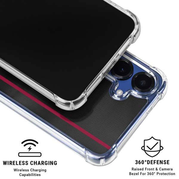 NBA Miami Heat Jersey Galaxy S25 Plus Clear Case