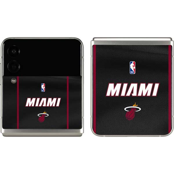 NBA Miami Heat Jersey Galaxy Z Flip3 5G Skin