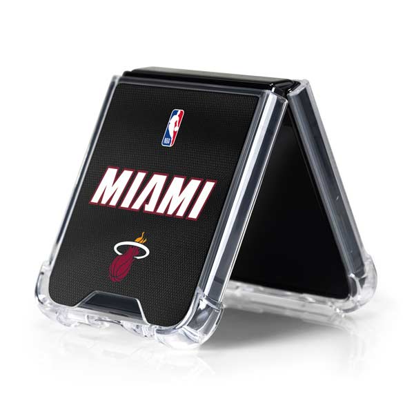 NBA Miami Heat Jersey Galaxy Z Flip5 5G Clear Case