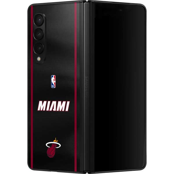 NBA Miami Heat Jersey Galaxy Z Fold3 5G Skin