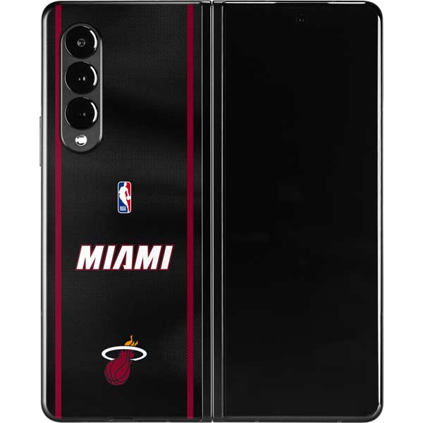 NBA Miami Heat Jersey Galaxy Z Fold3 5G Skin