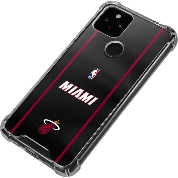 NBA Miami Heat Jersey Google Pixel 4a 5G Clear Case