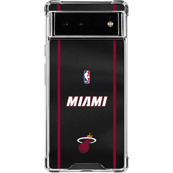 NBA Miami Heat Jersey Google Pixel 6 Clear Case