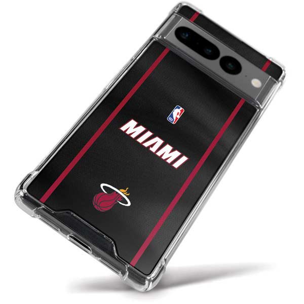 NBA Miami Heat Jersey Google Pixel 7 Pro Clear Case