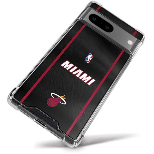 NBA Miami Heat Jersey Google Pixel 8 Clear Case
