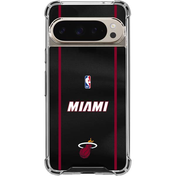 NBA Miami Heat Jersey Google Pixel 9/9 Pro Clear Case