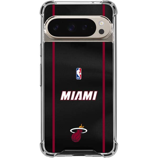 NBA Miami Heat Jersey Google Pixel 9 Pro XL Clear Case