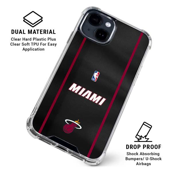 NBA Miami Heat Jersey iPhone 14 Clear Case