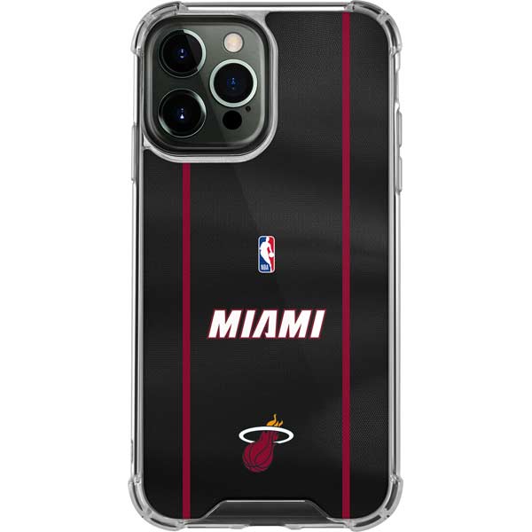 NBA Miami Heat Jersey iPhone 14 Pro Max Clear Case