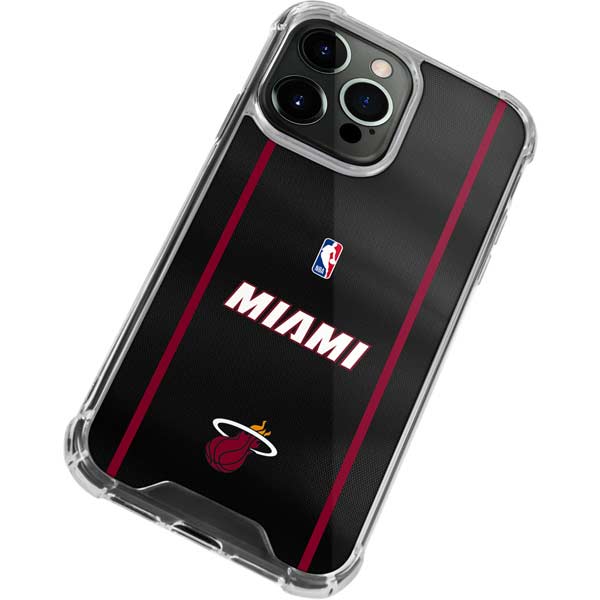 NBA Miami Heat Jersey iPhone 14 Pro Max Clear Case