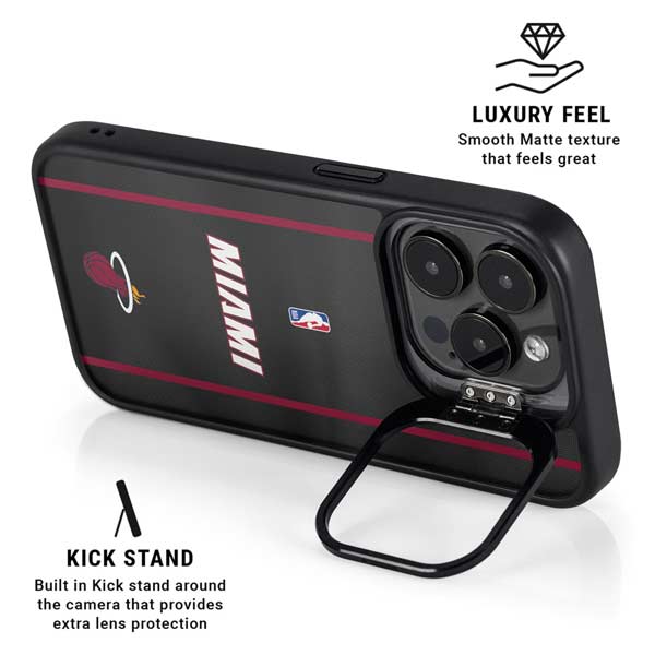 NBA Miami Heat Jersey iPhone 14 Pro Max Kickstand Case