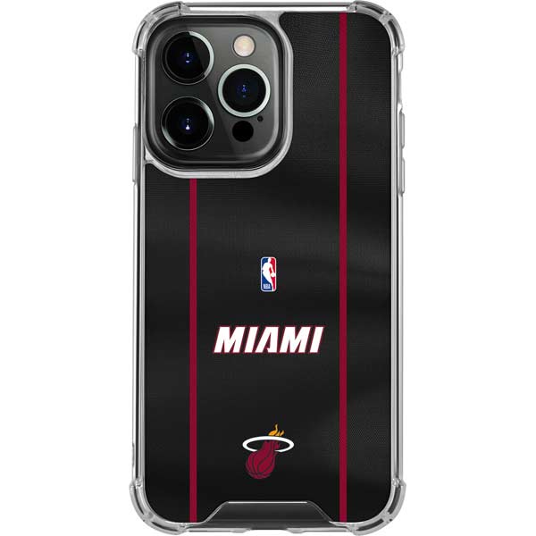 NBA Miami Heat Jersey iPhone 15 Pro Clear Case