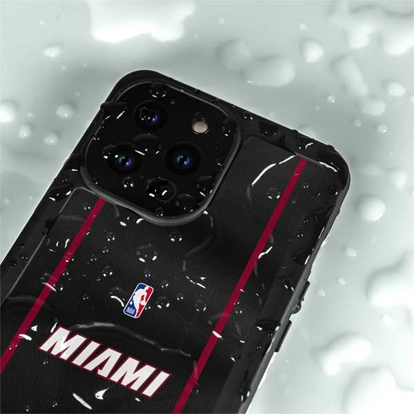 NBA Miami Heat Jersey iPhone 15 Pro Waterproof Case