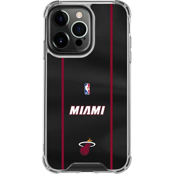 NBA Miami Heat Jersey iPhone 16 Pro Clear Case