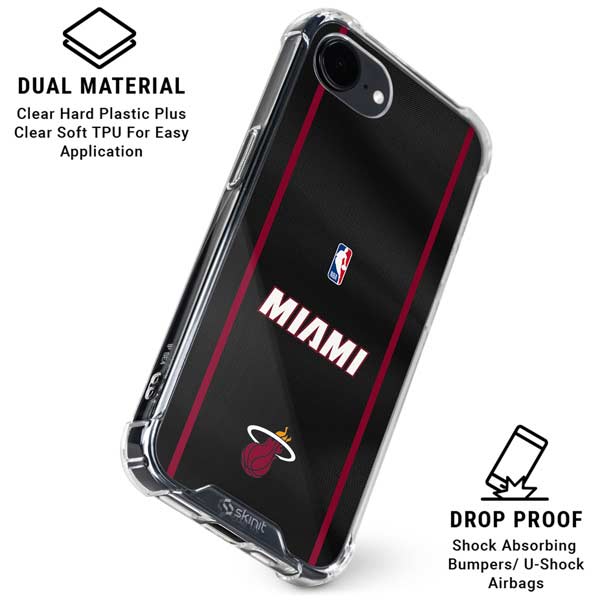 NBA Miami Heat Jersey iPhone 16e Clear Case