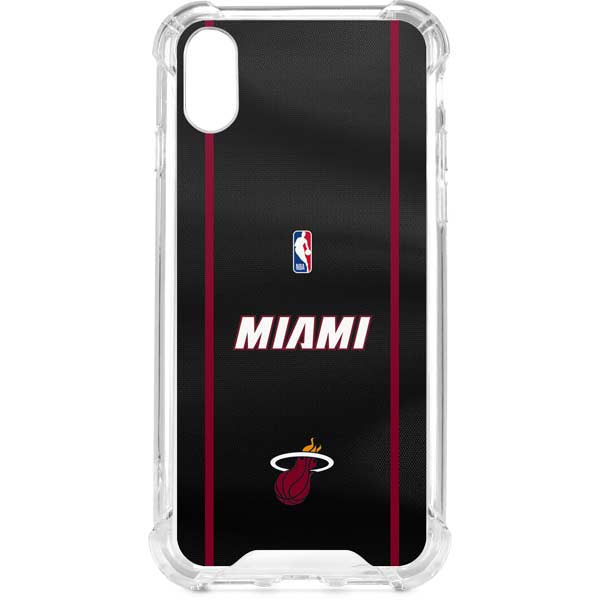 NBA Miami Heat Jersey iPhone XS Clear Case