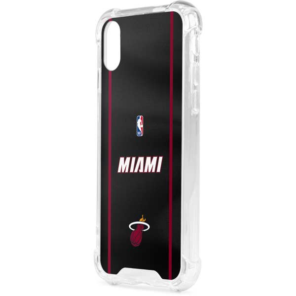 NBA Miami Heat Jersey iPhone XS Clear Case