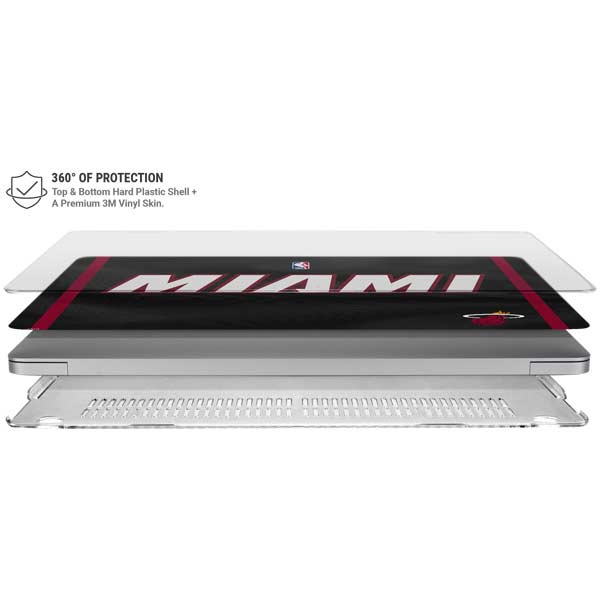 NBA Miami Heat Jersey MacBook Air 15in (2023-2025) Case plus Skin