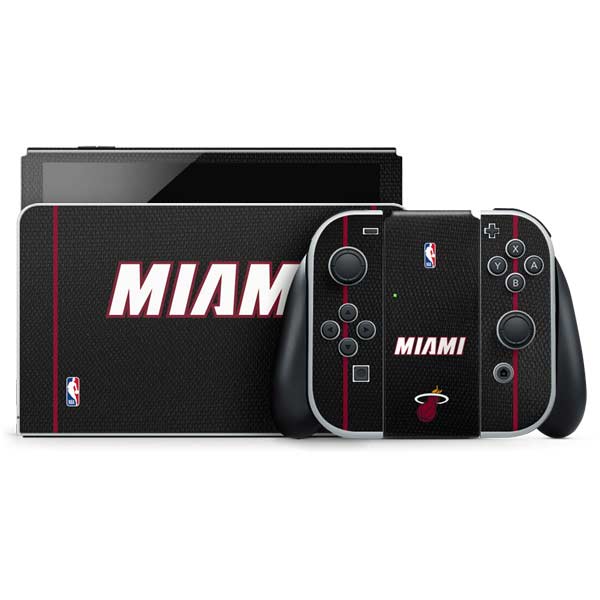 NBA Miami Heat Jersey Nintendo Switch OLED (2021) Skin